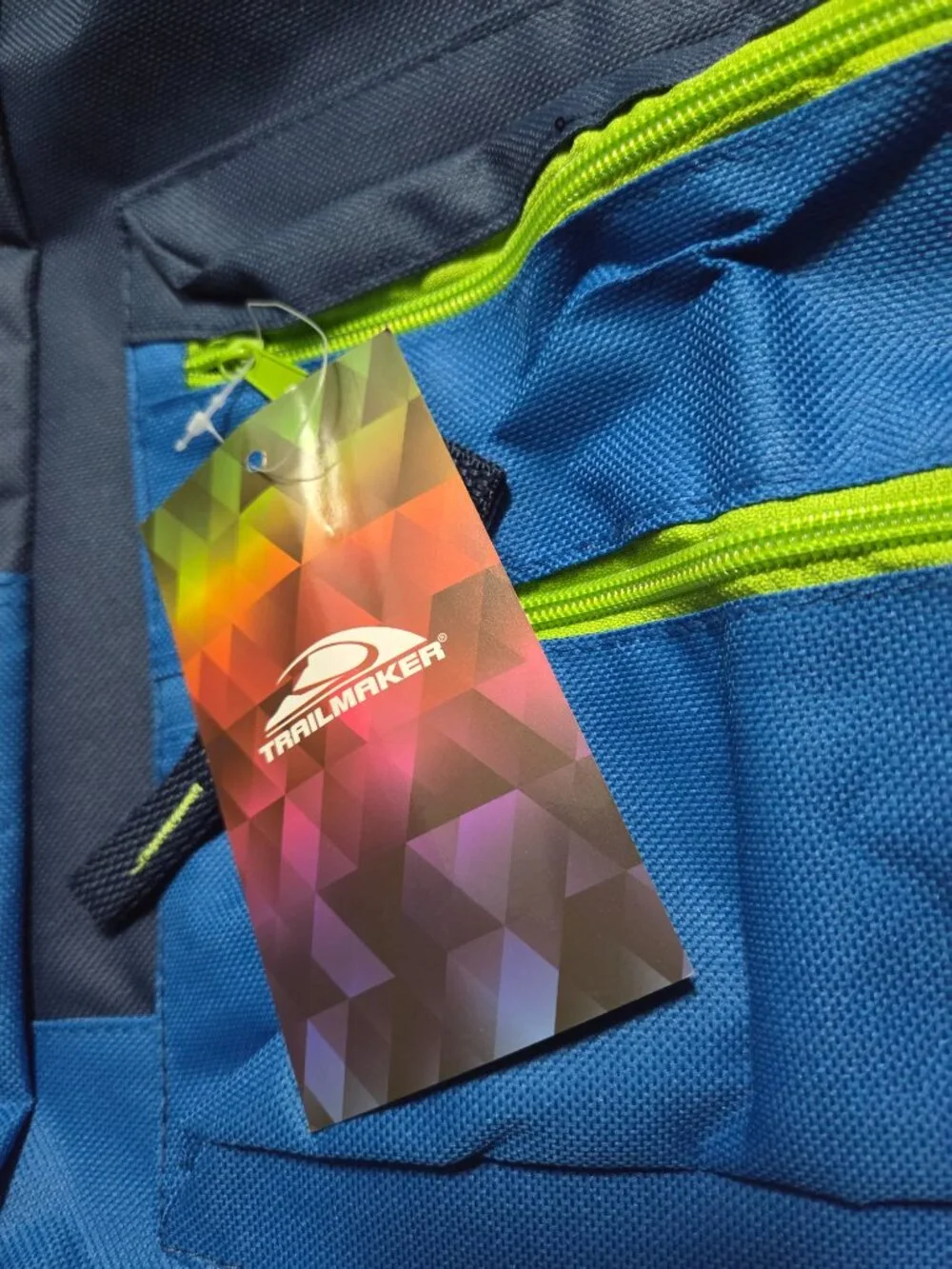 Trailmaker Blue w/ Green Backpack